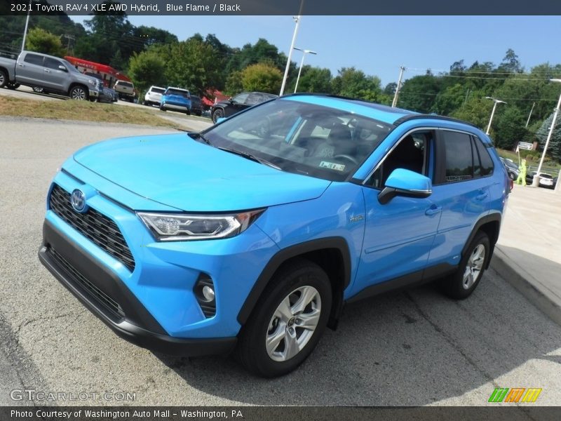  2021 RAV4 XLE AWD Hybrid Blue Flame