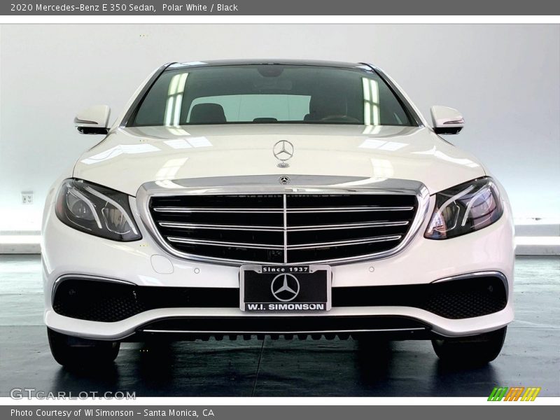 Polar White / Black 2020 Mercedes-Benz E 350 Sedan