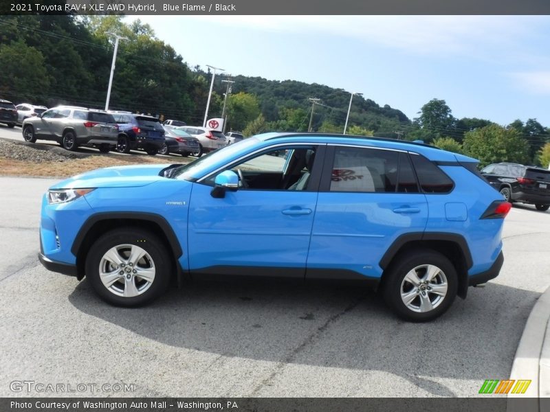  2021 RAV4 XLE AWD Hybrid Blue Flame