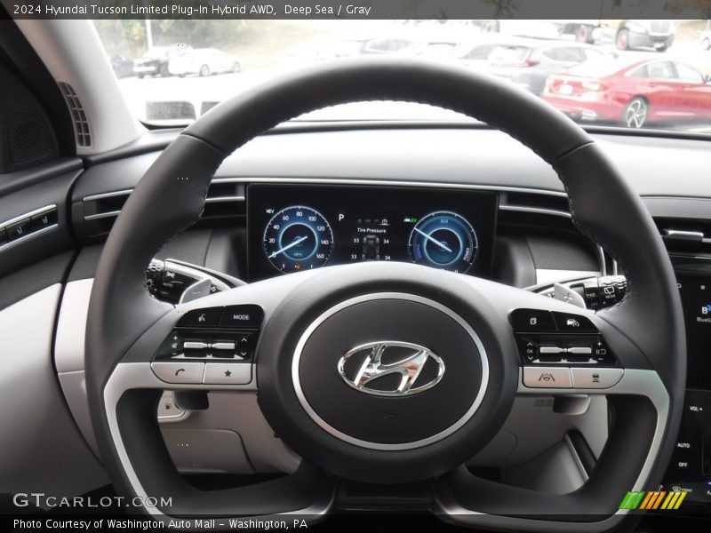  2024 Tucson Limited Plug-In Hybrid AWD Steering Wheel