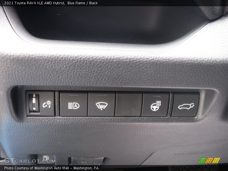 Controls of 2021 RAV4 XLE AWD Hybrid