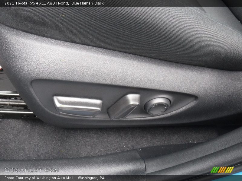 Blue Flame / Black 2021 Toyota RAV4 XLE AWD Hybrid