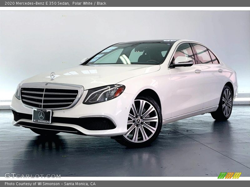 Polar White / Black 2020 Mercedes-Benz E 350 Sedan