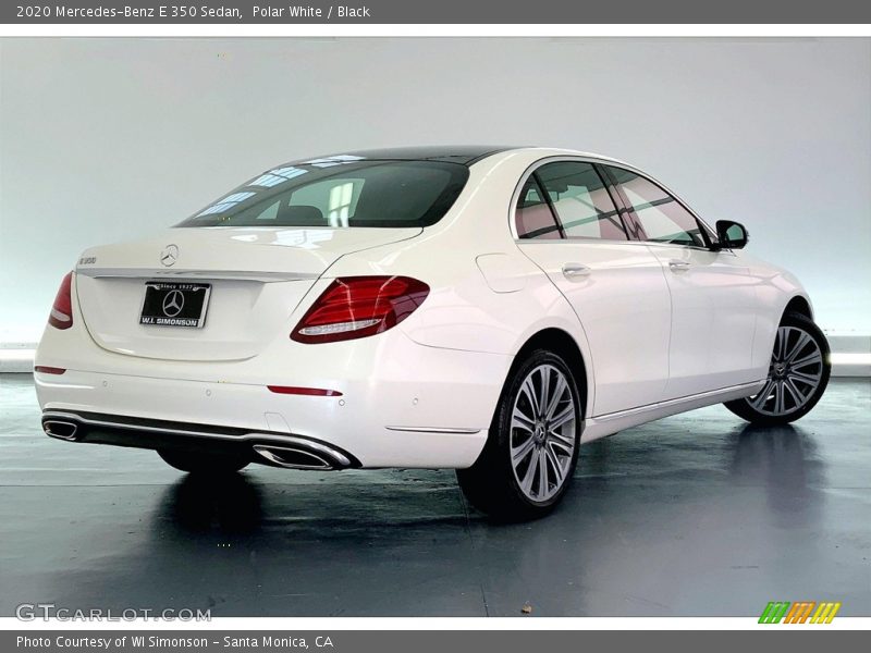 Polar White / Black 2020 Mercedes-Benz E 350 Sedan