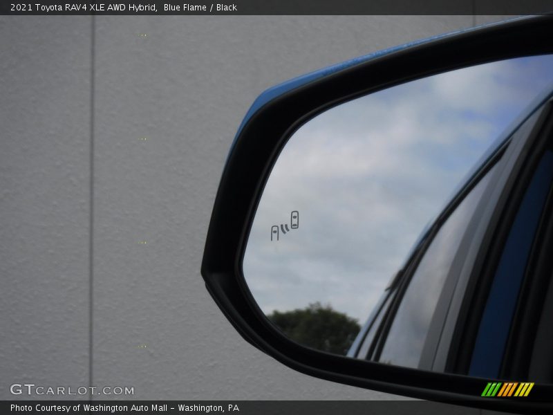 Blue Flame / Black 2021 Toyota RAV4 XLE AWD Hybrid