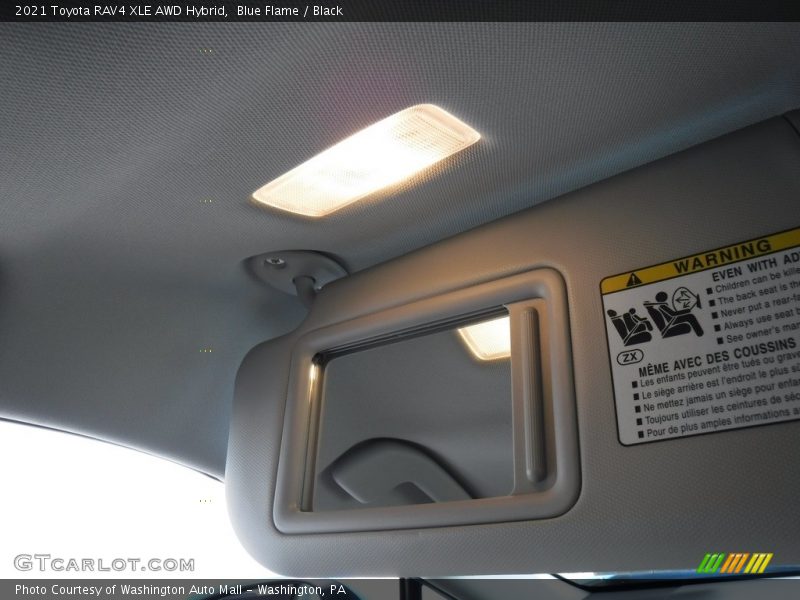 Blue Flame / Black 2021 Toyota RAV4 XLE AWD Hybrid