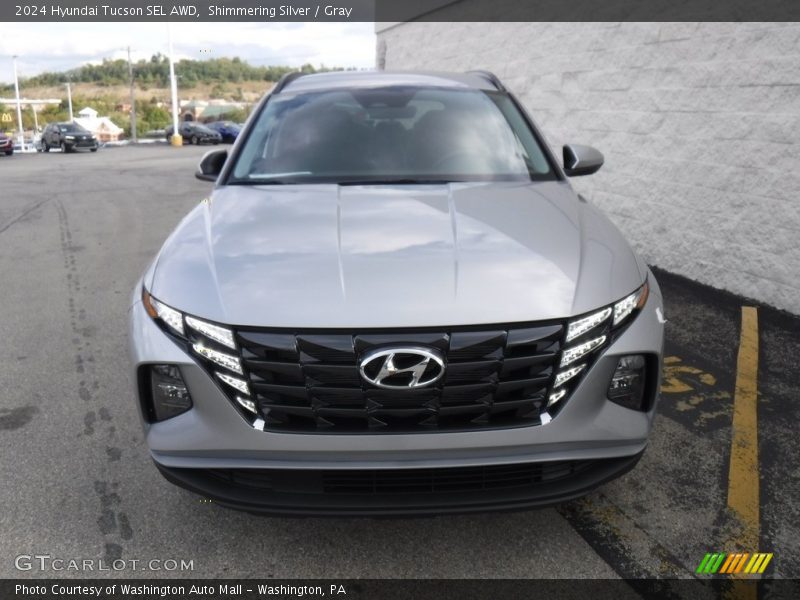 Shimmering Silver / Gray 2024 Hyundai Tucson SEL AWD