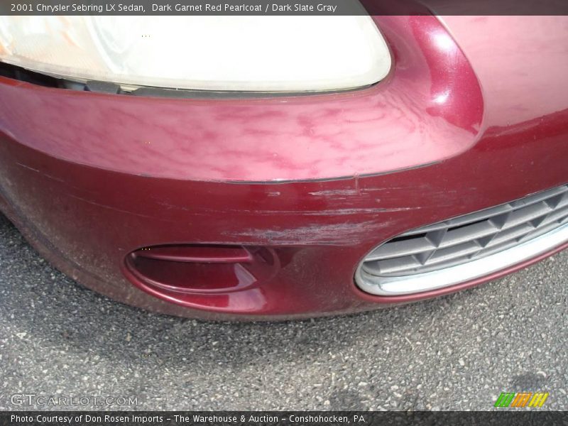 Dark Garnet Red Pearlcoat / Dark Slate Gray 2001 Chrysler Sebring LX Sedan