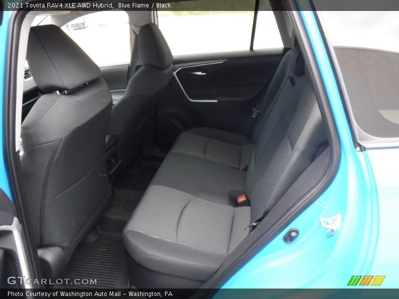 Rear Seat of 2021 RAV4 XLE AWD Hybrid