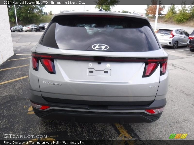 Shimmering Silver / Gray 2024 Hyundai Tucson SEL AWD