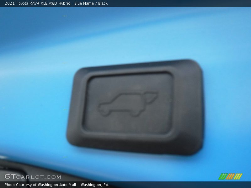 Blue Flame / Black 2021 Toyota RAV4 XLE AWD Hybrid