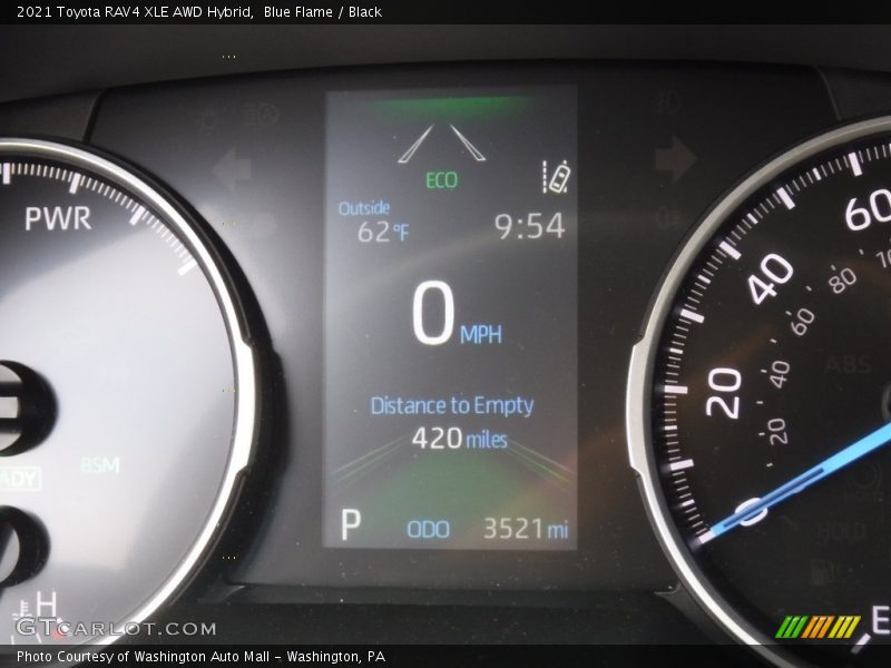 Blue Flame / Black 2021 Toyota RAV4 XLE AWD Hybrid