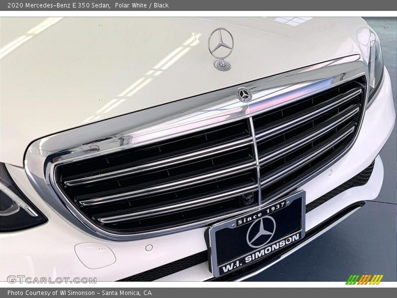 Polar White / Black 2020 Mercedes-Benz E 350 Sedan