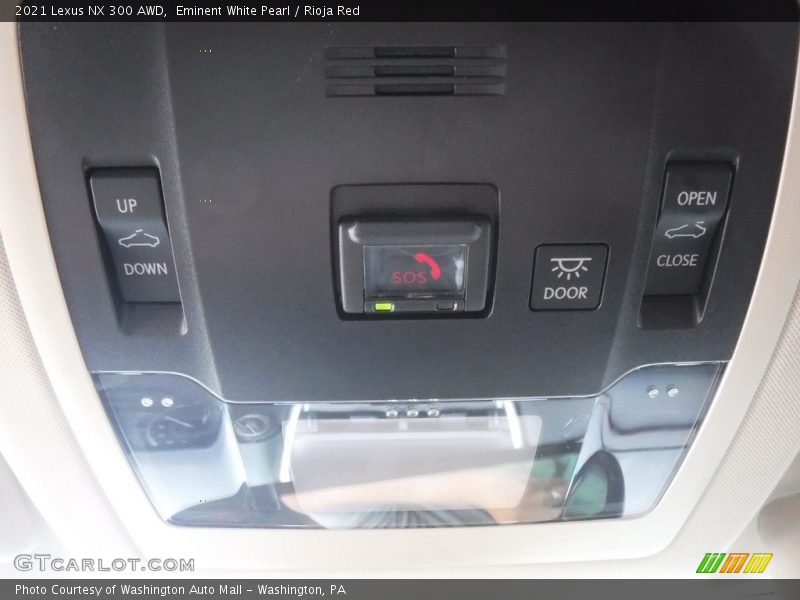 Controls of 2021 NX 300 AWD