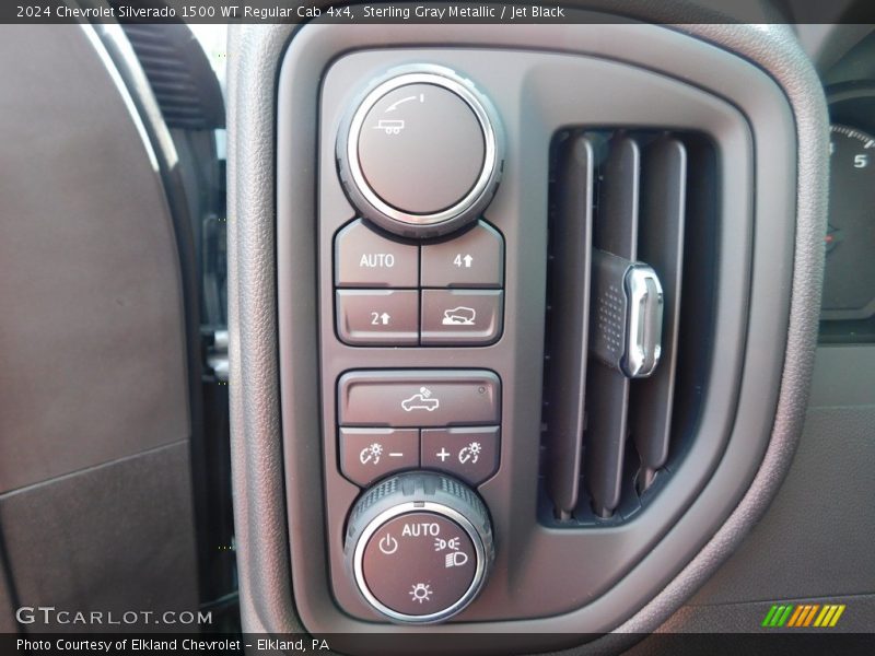 Controls of 2024 Silverado 1500 WT Regular Cab 4x4
