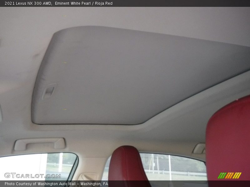 Sunroof of 2021 NX 300 AWD