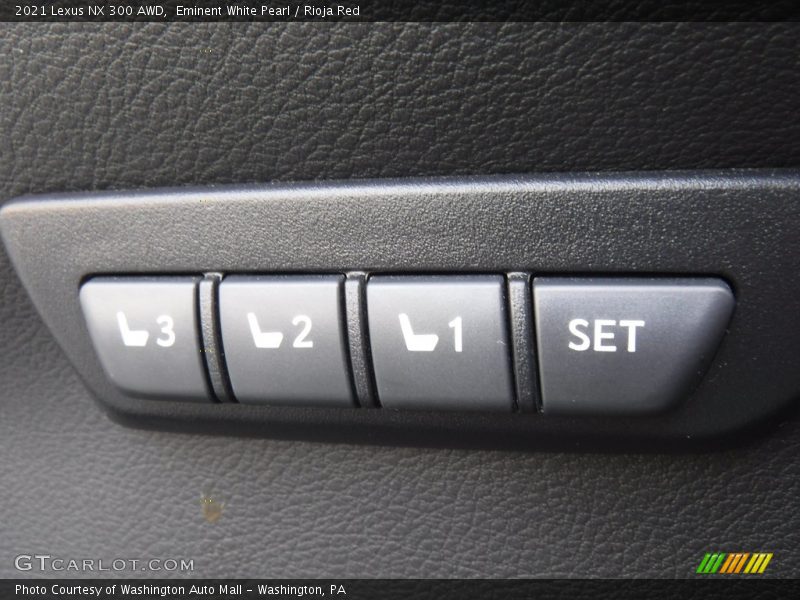 Eminent White Pearl / Rioja Red 2021 Lexus NX 300 AWD