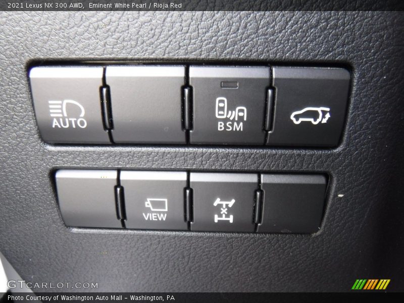 Controls of 2021 NX 300 AWD