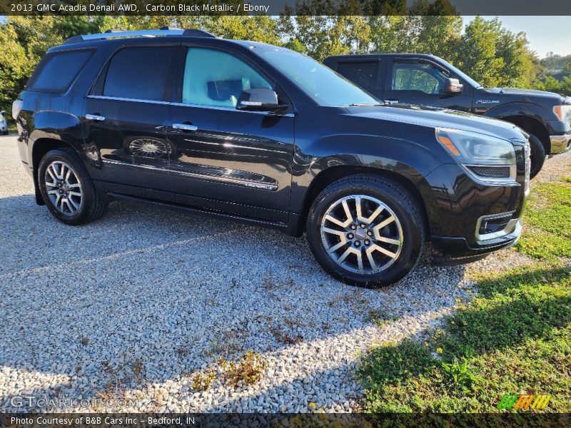 Carbon Black Metallic / Ebony 2013 GMC Acadia Denali AWD