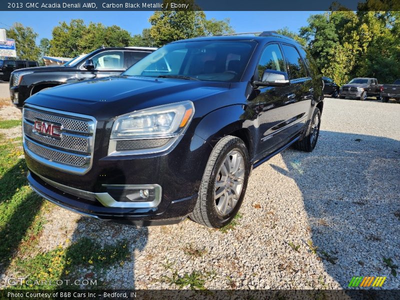 Carbon Black Metallic / Ebony 2013 GMC Acadia Denali AWD