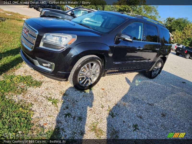 Carbon Black Metallic / Ebony 2013 GMC Acadia Denali AWD