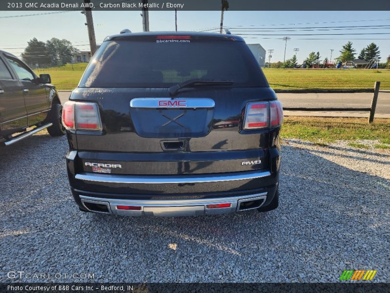 Carbon Black Metallic / Ebony 2013 GMC Acadia Denali AWD