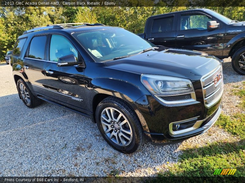 Carbon Black Metallic / Ebony 2013 GMC Acadia Denali AWD