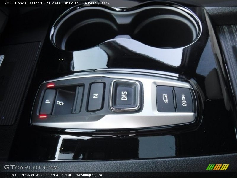 Obsidian Blue Pearl / Black 2021 Honda Passport Elite AWD