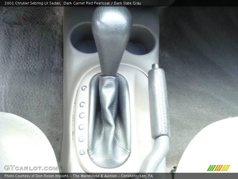 Dark Garnet Red Pearlcoat / Dark Slate Gray 2001 Chrysler Sebring LX Sedan