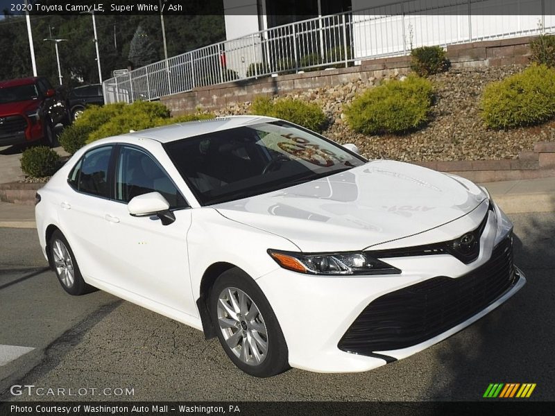 Super White / Ash 2020 Toyota Camry LE
