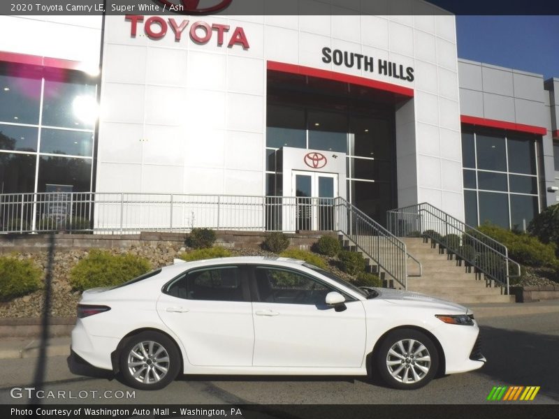 Super White / Ash 2020 Toyota Camry LE