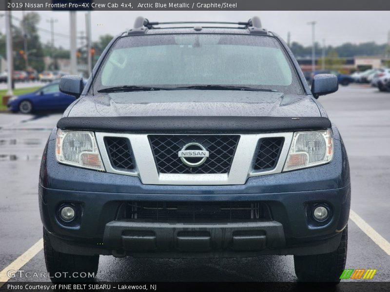 Arctic Blue Metallic / Graphite/Steel 2019 Nissan Frontier Pro-4X Crew Cab 4x4