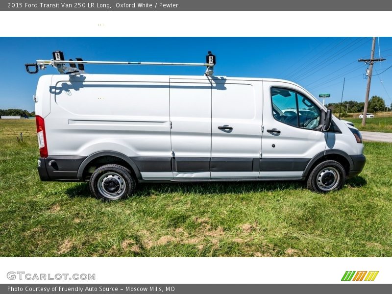 Oxford White / Pewter 2015 Ford Transit Van 250 LR Long