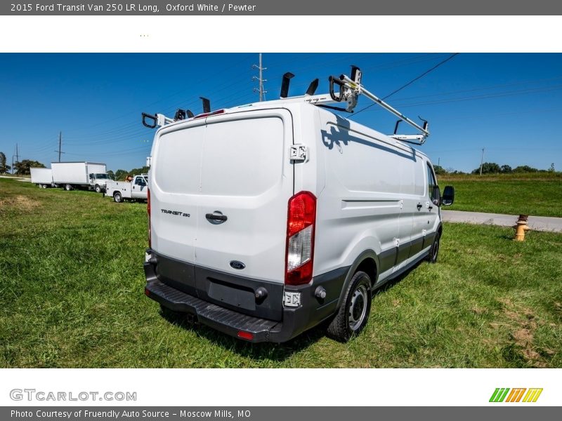 Oxford White / Pewter 2015 Ford Transit Van 250 LR Long