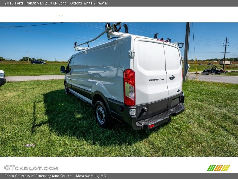 Oxford White / Pewter 2015 Ford Transit Van 250 LR Long