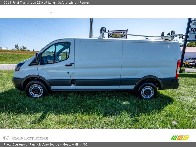 Oxford White / Pewter 2015 Ford Transit Van 250 LR Long