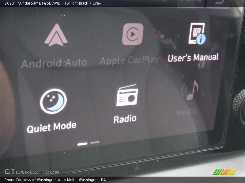 Twilight Black / Gray 2023 Hyundai Santa Fe SE AWD