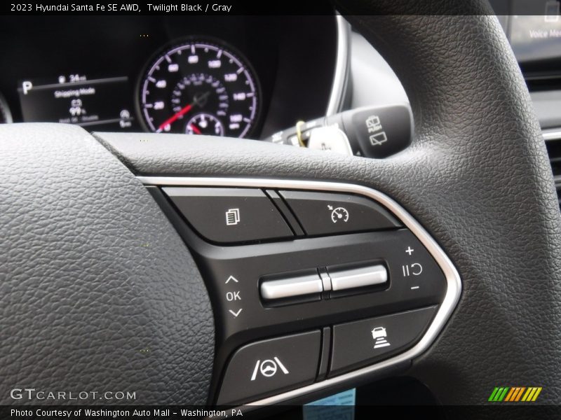 Twilight Black / Gray 2023 Hyundai Santa Fe SE AWD