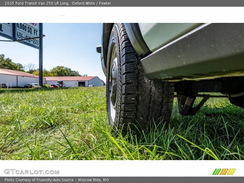 Oxford White / Pewter 2015 Ford Transit Van 250 LR Long
