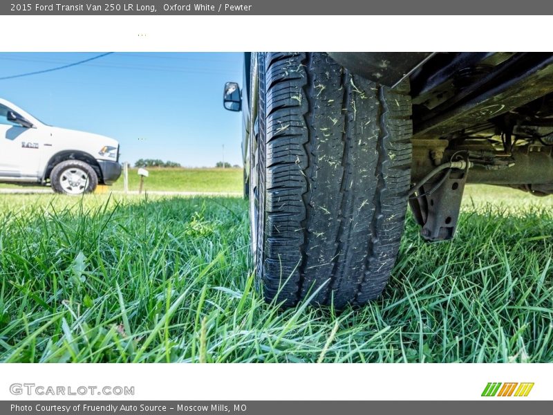 Oxford White / Pewter 2015 Ford Transit Van 250 LR Long