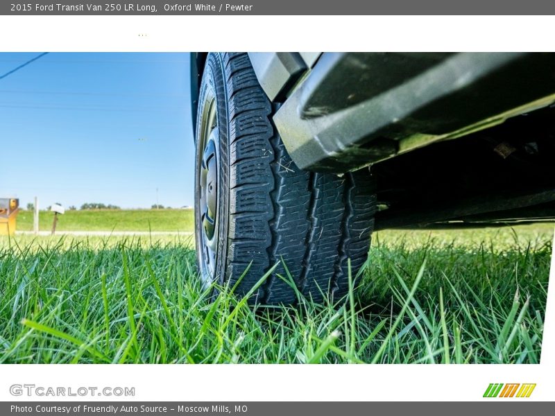 Oxford White / Pewter 2015 Ford Transit Van 250 LR Long