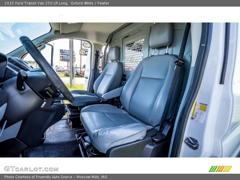 Oxford White / Pewter 2015 Ford Transit Van 250 LR Long