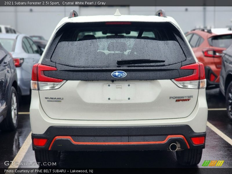 Crystal White Pearl / Gray 2021 Subaru Forester 2.5i Sport