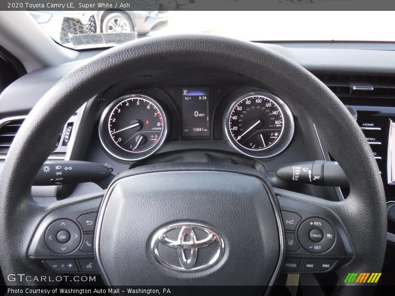 Super White / Ash 2020 Toyota Camry LE
