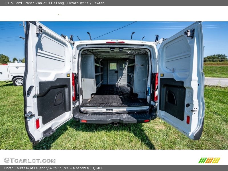 Oxford White / Pewter 2015 Ford Transit Van 250 LR Long
