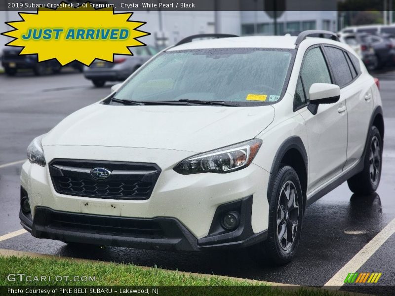 Crystal White Pearl / Black 2019 Subaru Crosstrek 2.0i Premium