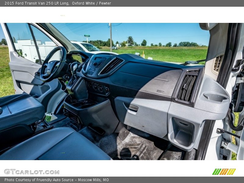 Oxford White / Pewter 2015 Ford Transit Van 250 LR Long