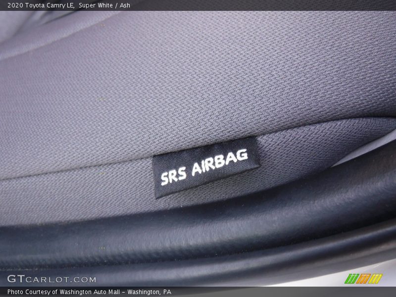 Super White / Ash 2020 Toyota Camry LE