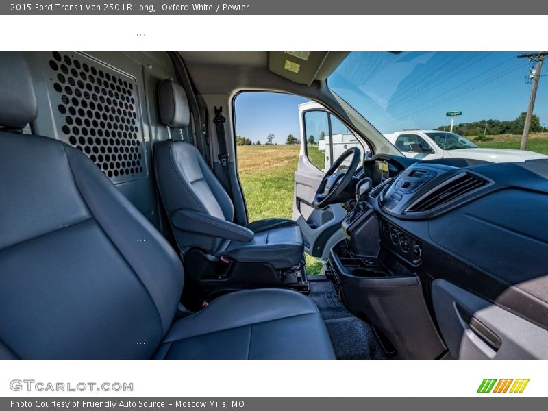 Oxford White / Pewter 2015 Ford Transit Van 250 LR Long