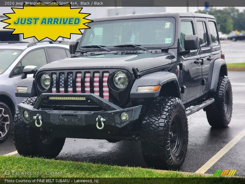 Black / Black 2020 Jeep Wrangler Unlimited Sport 4x4